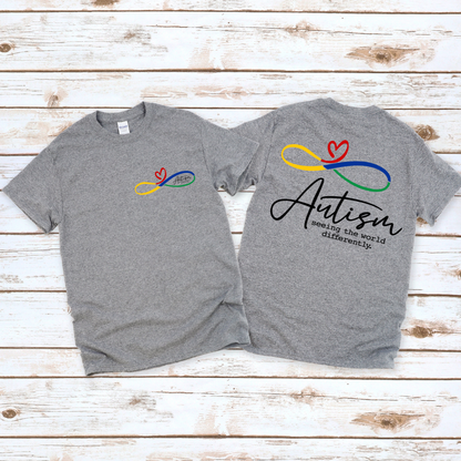 Autism - Seeing the world differently (w/ matching pocket option)