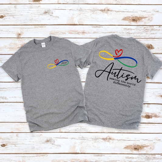 Autism - Seeing the world differently (w/ matching pocket option)