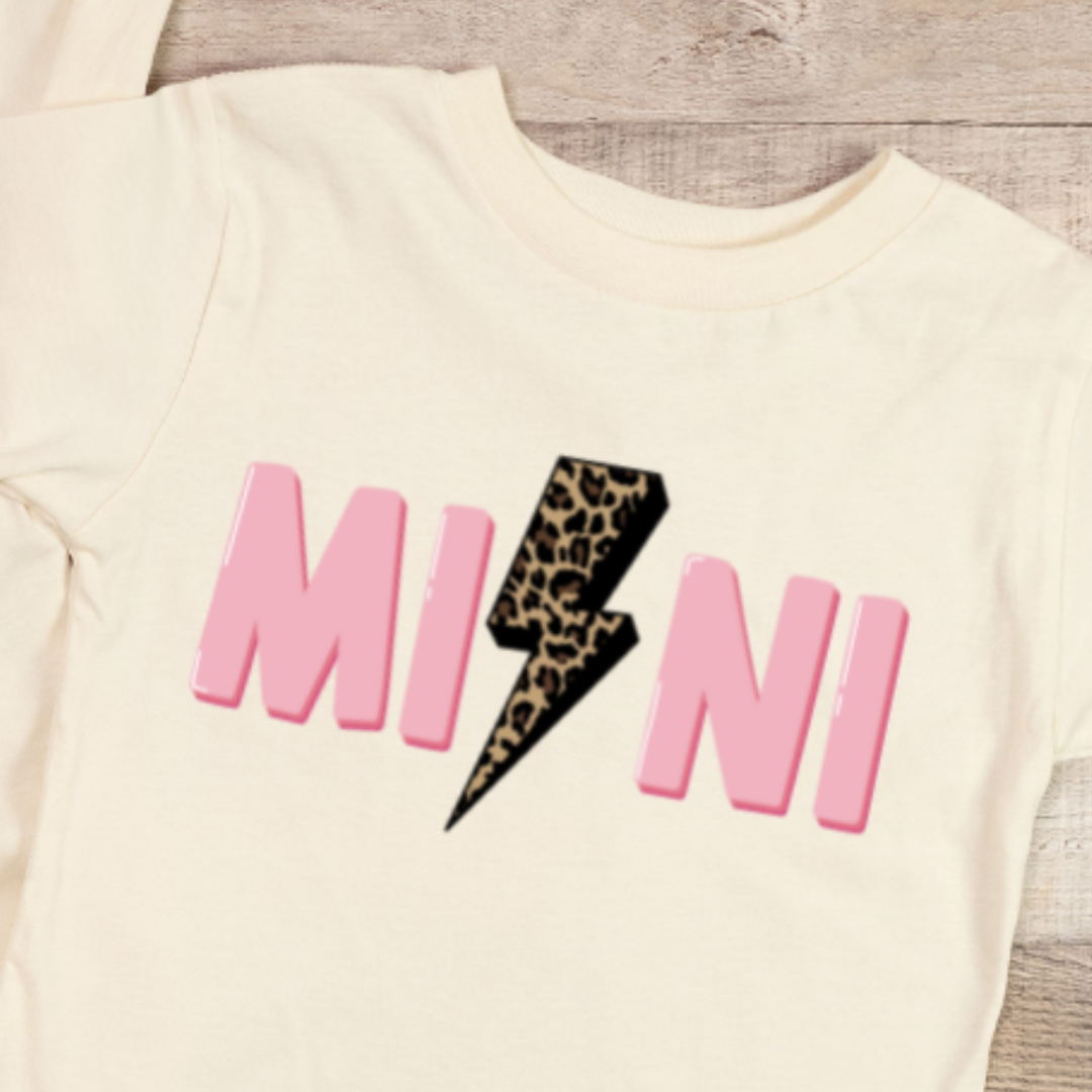 Mama & Mini Pink Leopard Lightning