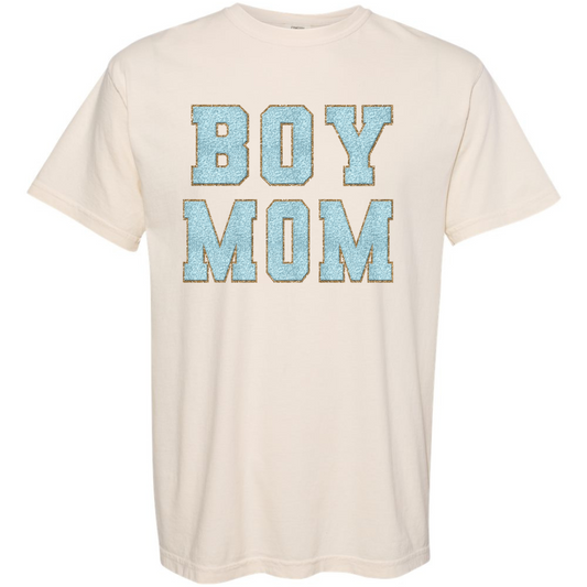 Boy Mom - Faux Chenille