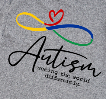 Autism - Seeing the world differently (w/ matching pocket option)